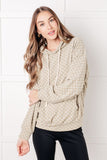 Tess Checkered Hoodie in Sage