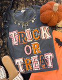 Trick Or Treat Patchwork Tee
