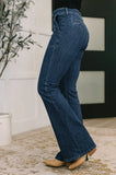 JADA HIGH WAIST FLARE Jeans WITH PATCH POCKETS
