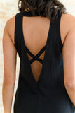 Crisscross Cut-Out Back Dress