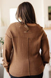 Becky V-Neck Sweater in Mocha