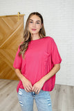 Bare Necessitee Relaxed Top in Hot Pink