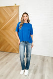 Bare Necessitee Relaxed Top in Ocean Blue
