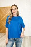 Bare Necessitee Relaxed Top in Ocean Blue