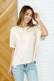 Bare Necessitee Relaxed Top in Sand Beige