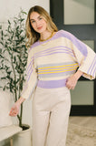 Striped Dolman Sleeve Top