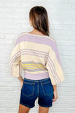 Kelsey Striped Dolman Sleeve Top