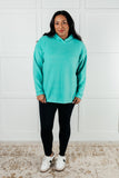 My Favorite Hooded Pullover in Turquoise