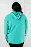 My Favorite Hooded Pullover in Turquoise