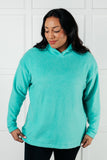 My Favorite Hooded Pullover in Turquoise