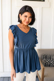 Ruffled Babydoll Top