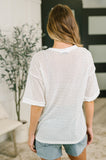 Textured Oversized Top