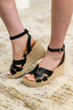 Behold Black Braided Twine Wedges