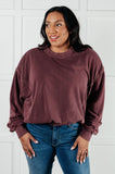 Beyond the Basics Pullover in Eggplant