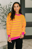 Bold Comfort Contrast Drop Shoulder Pullover
