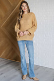 Bobbie Bubble Sleeve Sweater in Wheat