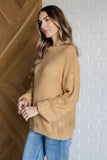 Bobbie Bubble Sleeve Sweater in Wheat