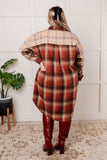 Cabin Flannel Plaid Oversized Shacket