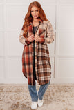 Cabin Flannel Plaid Oversized Shacket