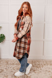 Cabin Flannel Plaid Oversized Shacket