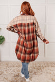 Cabin Flannel Plaid Oversized Shacket