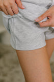 Kate Drawstring Skort in Grey