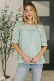 Casey Crinkle Woven Blouse