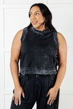 Chase Mineral Wash Tank Top in Black