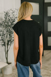 Classic Timeless V-Neck Tee in Black