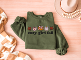 Cozy Girl Fall Tee and Sweatshirt