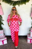 PREORDER - 3 designs: MERRY CONFETTI LOUNGE SETS