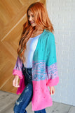 Groovy Open Front Cardigan