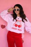 I Love You Cherry Much Cherry Bow Sweatshirt