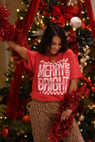 Checkered Merry And Bright Tee
