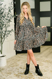 Darlin' Babydoll Leopard Print Dress