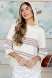 Elaine Striped Hoodie
