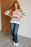 Sterling Striped V-Neck Top