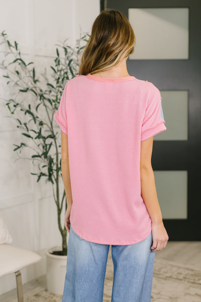 Don't Stop Til' You Get Enough Color Block Top