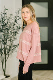 Down to Every Detail Long Sleeve in Dusty Rose