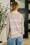 Down to Every Detail Long Sleeve in Stone Taupe