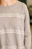 Down to Every Detail Long Sleeve in Stone Taupe