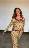 PREORDER - 2 designs: FLORAL & LACE WAFFLE PJS
