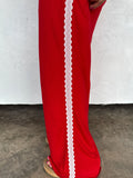 PREORDER - 2 colors: RALLY GIRL TRACK PANTS