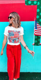 Flag & Flowers Tee