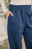 Dylan Jogger Bottoms in Blue Indigo