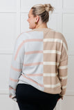 Striped Patchwork Sweater