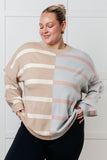 Striped Patchwork Sweater