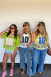 PREORDER - 3 colors: BLEACHER BABE LACE JERSEY