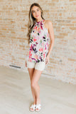 Feeling Floral Halter Blouse