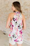 Feeling Floral Halter Blouse